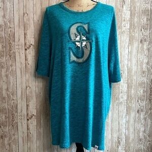 3/$15 ☮️ Seattle Mariners Logo Blue Burnout T-Shirt